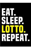 Eat Sleep Lotto Repeat