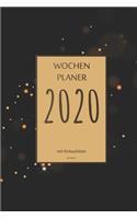 Wochenplaner 2020 mit Einkaufsliste