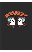 Boobees: Blank Lined Notebook (6" x 9" - 120 pages) Halloween Themed Notebook for Gift / Daily Activity Journals / Diary
