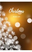 Christmas To-Do List: Notebook to Help You Get Stuff Done,6"x9", 100 pages, Check List Boxes, Journal for Organized and Joyful Christmas Festival