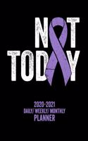 Not Today Lupus Awareness: 2020 -2021 Daily/ Weekly/ Monthly Planner: 2-Year Personal Planner with Grid Calendar Purple Ribbon Autoimmune Disease Awareness Appointment and Wel