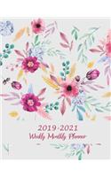 2019-2021 Weekly Monthly Planner