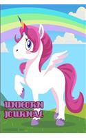 Unicorn Journal: Cute Unicorn Bullet Style Journal