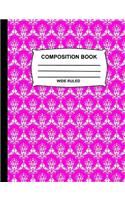 Wide Ruled Composition Book