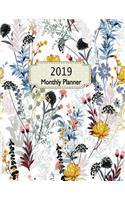 2019 Monthly Planner: 15 Monthly Schedule Organizer Calendar Appointment Oct 2018 to Dec 2019 with Notes