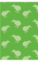 Kiwi Bird Writing Journal: Cute Lined 6 X 9