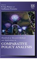 Handbook of Research Methods and Applications in Comparative Policy Analysis