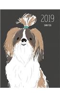 2019 Shih Tzu: Dated Weekly Planner with to Do Notes & Dog Quotes - Shih Tzu(89 Awesome Calendar Planners for Dog Owners Dark)