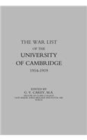 War List of the University of Cambridge 1914-1918
