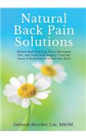 Natural Back Pain Solutions