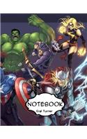 Notebook Journal : Avengers 01: Pocket Notebook Journal Diary, 120 pages, 8.5 x 11 (Dot-Grid,Graph,Lined,Blank Notebook Journal)