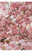 Floral Journal - Cherry Blossom Tree - (Unruled)