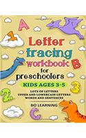 Letter Tracing Workbook for Preschoolers (Kids Ages 3-5): Lots Letter Tracing Practice: Volume 1