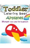 Airplanes Toddler Coloring Book