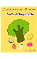 Coloring Books Fruits & Vegetable