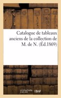 Catalogue de Tableaux Anciens de la Collection de M. de N.