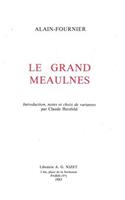 Le Grand Meaulnes d'Alain-Fournier