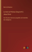 mois du Précieux Sang de N.S. Jésus-Christ