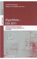 Algorithms -- ESA 2011: 19th Annual European Symposium, Saarbrücken, Germany, September 5-9, 2011, Proceedings