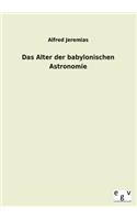 Alter Der Babylonischen Astronomie