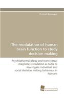 modulation of human brain function to study decision making