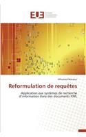 Reformulation de Requ�tes
