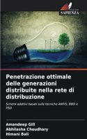 Penetrazione ottimale delle generazioni distribuite nella rete di distribuzione