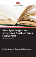 Stratégie de gestion: structures flexibles dans l'université