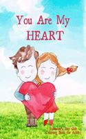 You Are My Heart. Valentines Day Gift Coloring Book for Adults.