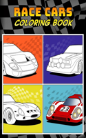 Race Cars Coloring Book