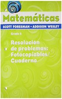 Scott Foresman Addison Wesley Math 2005 Spanish Problem Solving Masters and Workbook Grade 5