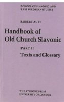 Handbook of Old Church Slavonic
