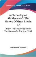 Chronological Abridgment Of The History Of Great Britain V3