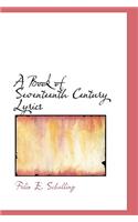 Book of Seventeenth Century Lyrics
