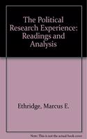 The Political Research Experience: Readings and Analysis