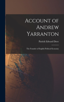 Account of Andrew Yarranton
