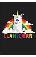 Llamicorn Funny Llama Unicorn Cute Rainbow Alpaca