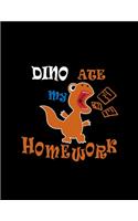 Dino Ate My Homework: Student Productivity Notebook - Goal Getter Planner - Pomodoro Technique Homework Journal