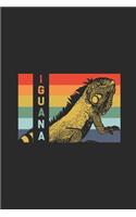 Iguana Retro: Iguanas Notebook, Blank Lined (6 x 9 - 120 pages) Animal Themed Notebook for Daily Journal, Diary, and Gift