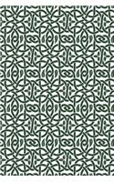 Viking Pattern - Go To Valhalla 17: Blank Dot Grid Notebook for Norse Mythology Lovers
