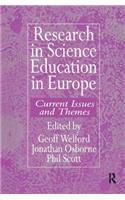 Research in science education in Europe