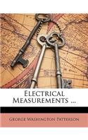 Electrical Measurements ...