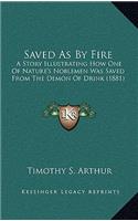 Saved As By Fire: A Story Illustrating How One Of Nature's Noblemen Was Saved From The Demon Of Drink (1881)