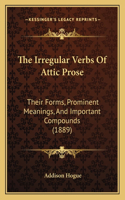 Irregular Verbs Of Attic Prose