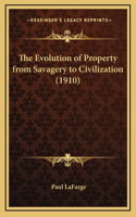 Evolution of Property from Savagery to Civilization (1910)