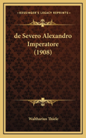 de Severo Alexandro Imperatore (1908)