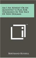 Am I An Atheist Or An Agnostic? A Plea For Tolerance In The Face Of New Dogmas