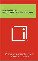 Managerial Performance Standards