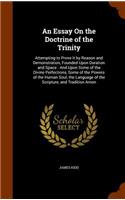 Essay On the Doctrine of the Trinity: Attempting to Prove It by Reason and Demonstration, Founded Upon Duration and Space: And Upon Some of the Divine Perfections, Some of the Powers of 