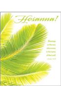 Hosanna Palm Sunday Bulletin, Large (Pkg of 50)
